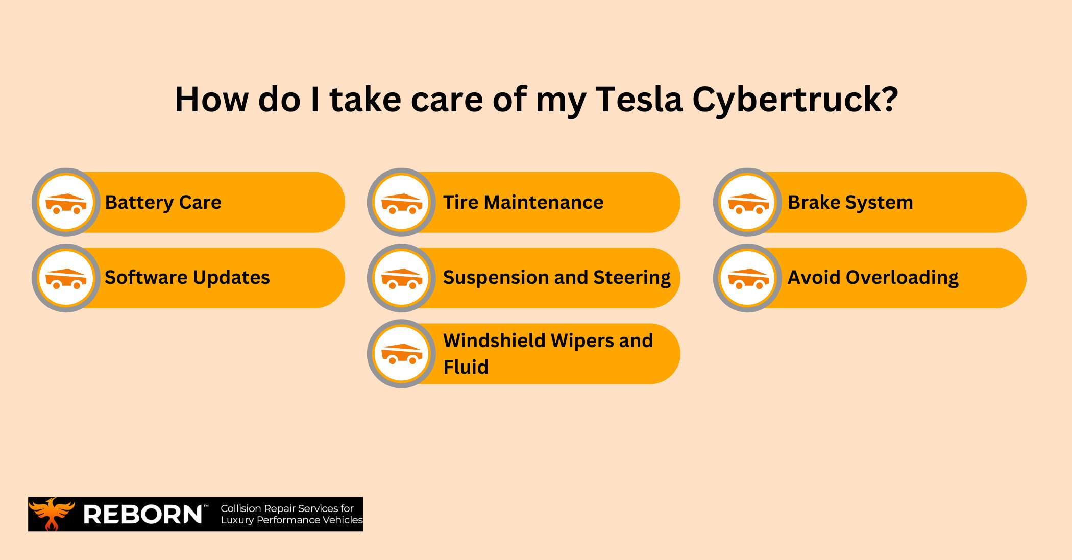 How do I take care of my Tesla Cybertruck